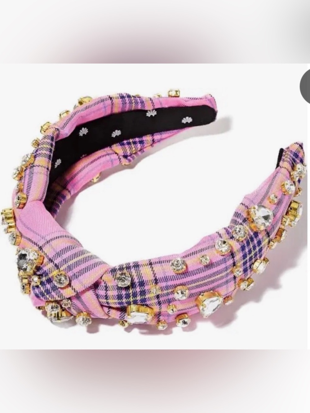 Lele Sadoughi Crystal Embellished Headband.